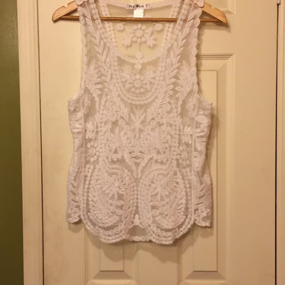 White Lace Top